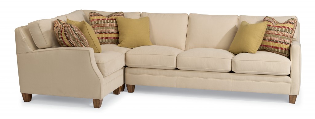 7564-17, -231, -38 Lennox Sectional in Fabric 916-11; Pillows in 875-60, 720-90