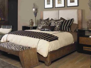 The Century Furniture Bedroom Mendoza Bed With Upholstered Headboard - Queen Size 5/0 709-155 spells luxury and comfort. 