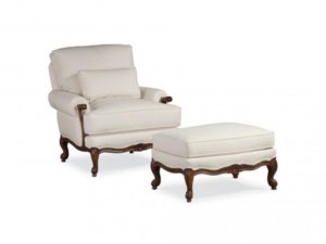 The Thomasville Living Room Margeaux Chair 1185 15 will be sublime in a colorful backdrop. 