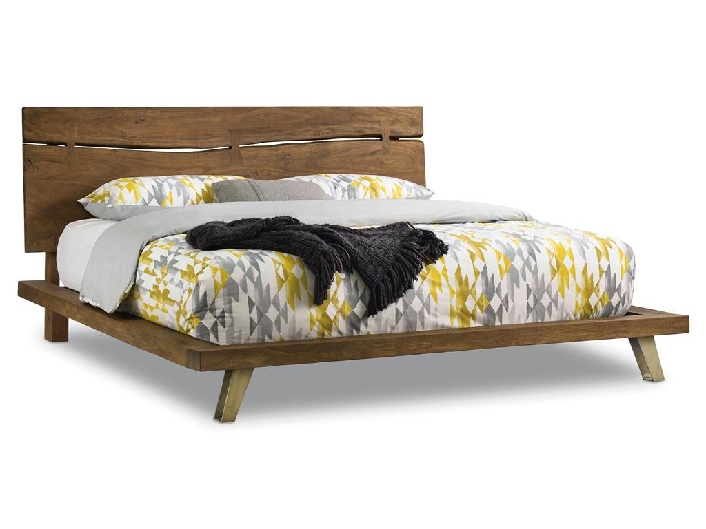 Hooker Furniture Bedroom Transcend King Platform Bed will look great on your newly-constructed loft. 