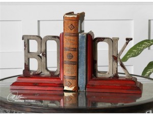 What’s a living room without these exciting Uttermost Accessories Book, Bookends, S2 19589? 