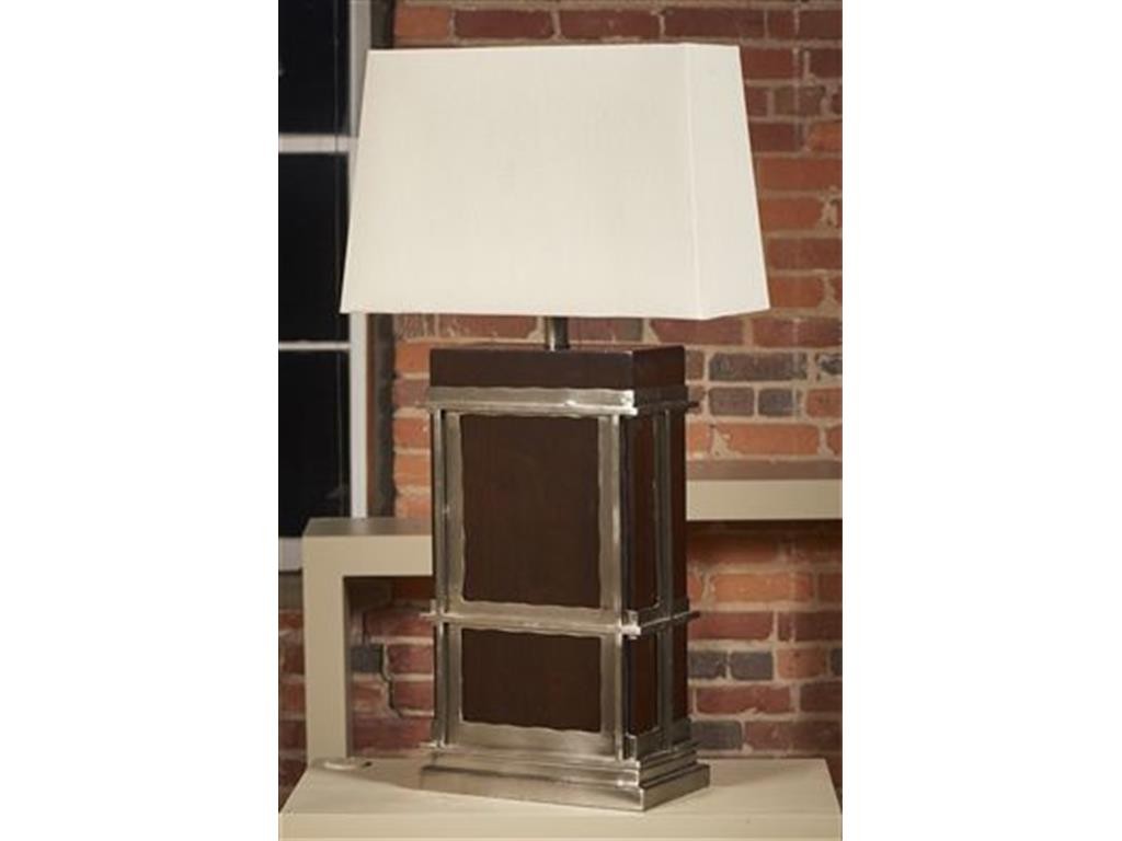 Maitland-Smith Lamps and Lighting Table Lamp 1700-428 blends perfectly with the brick background. 