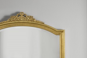 Cynthia Rowley: 1586-90004B-GLD1 Antoinette Gilded Mirror