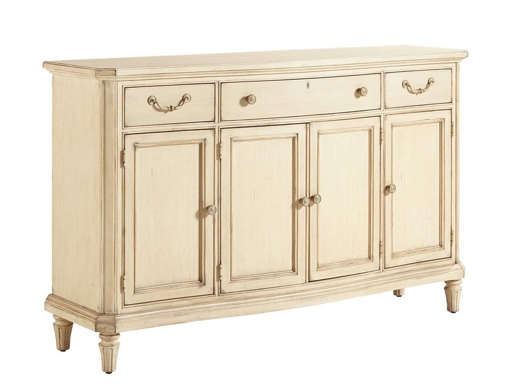 Storage is just as important (if not more so) inside a small kitchen. This Stanley Furniture Dining Room Buffet 007-21-05 is suitable as a storage and decorative unit. 