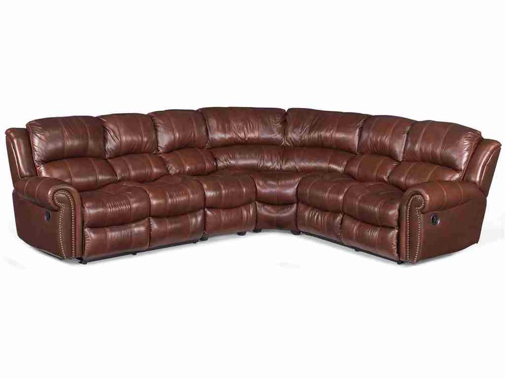Hooker Furniture Living Room Cognac 4-Piece Sectional