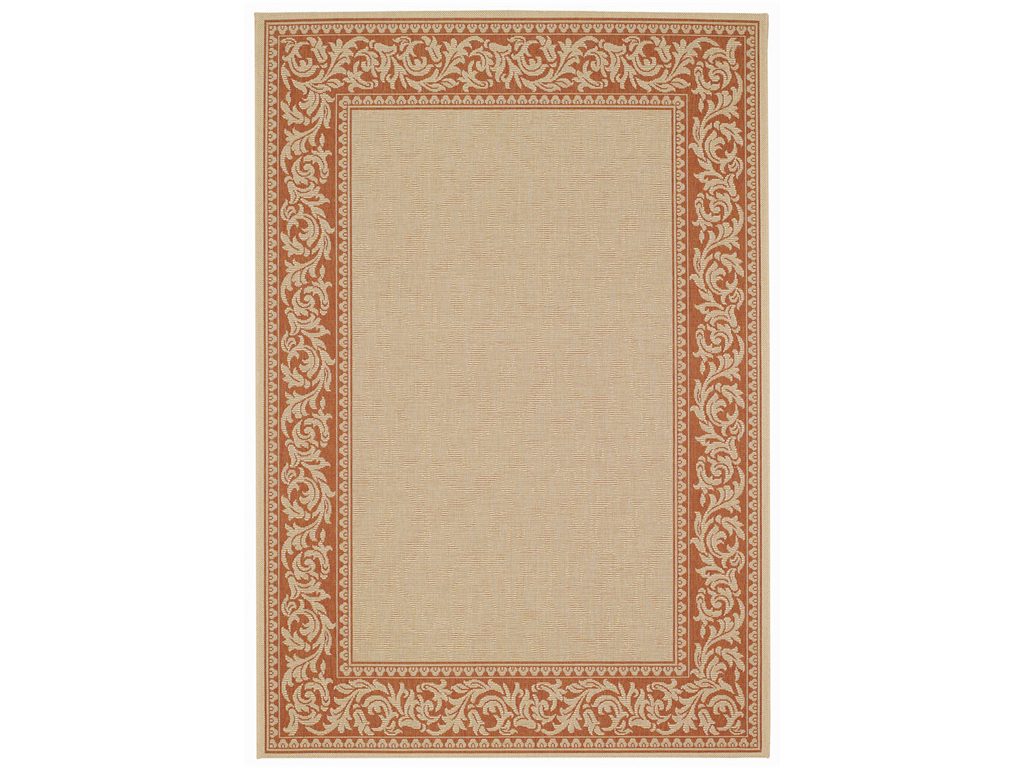 Capel Incorporated Floor Coverings Finesse Scroll Rug 4700RS Clay: Every porch should have a decent rug. 