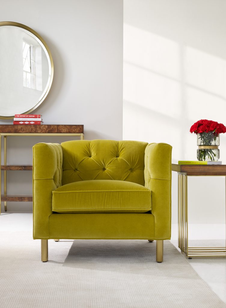 Cynthia Rowley 1120CR Kit Club Chair is green, lively and aesthetically awesome. 