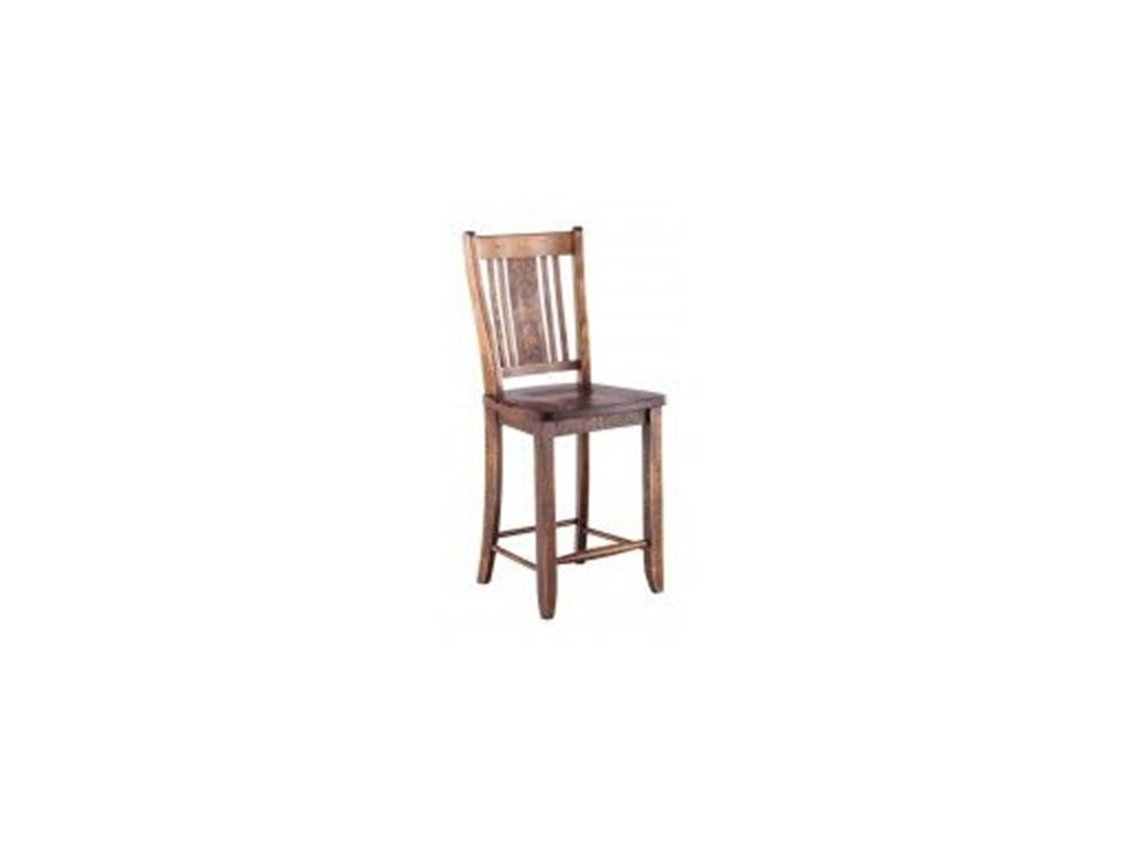 Canadel Bar and Game Room 24in Fixed Barstool STO2250DF-24 will harmonize well with any color of glass tile backdrop. 