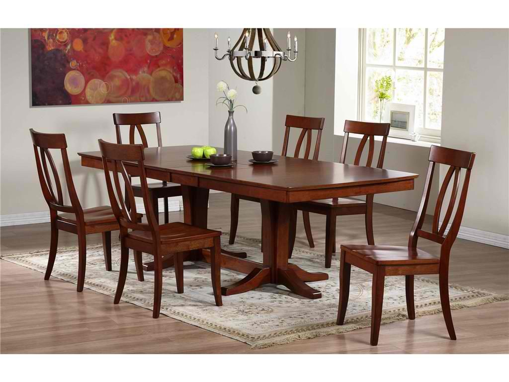 Winners Only Dining Room Dining Table DSB14296C offers the warm brown colors of fall. 