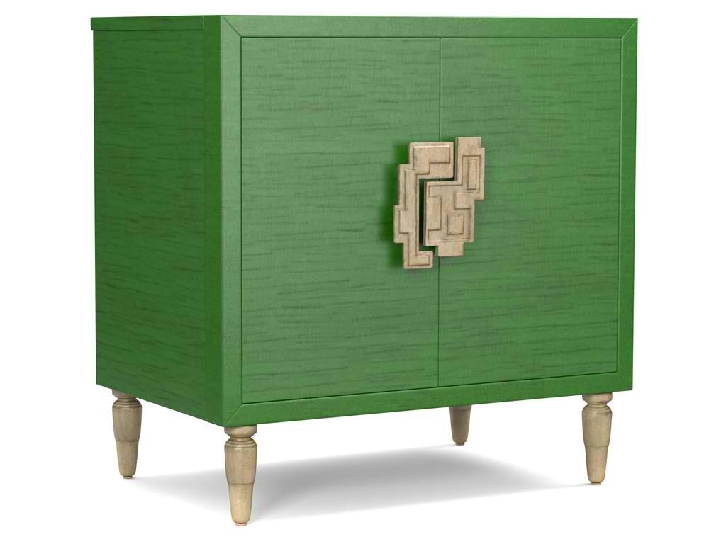 BLOG 1. Cynthia Rowley for Hooker Furniture Living Room Sheridan Two-Door Chest 1586-50005-GRN