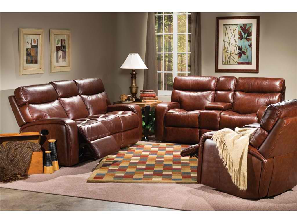 Flexsteel Living Room Power Reclining Loveseat With Console 1129-604P