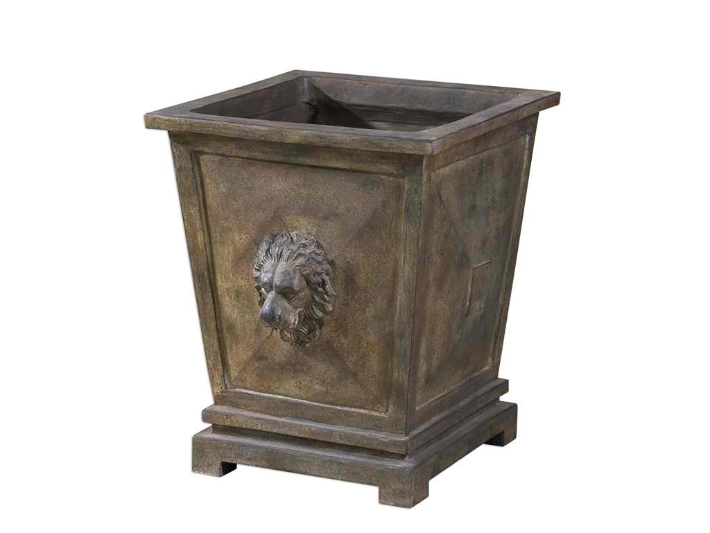 This Accessories Uttermost Tobia Burnt Terracotta Planter 20069 will sit beautifully on terracotta tile flooring. 