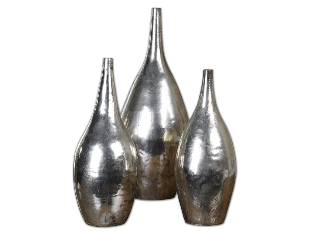 Accessories Uttermost Rajata Silver Vases S3 19826