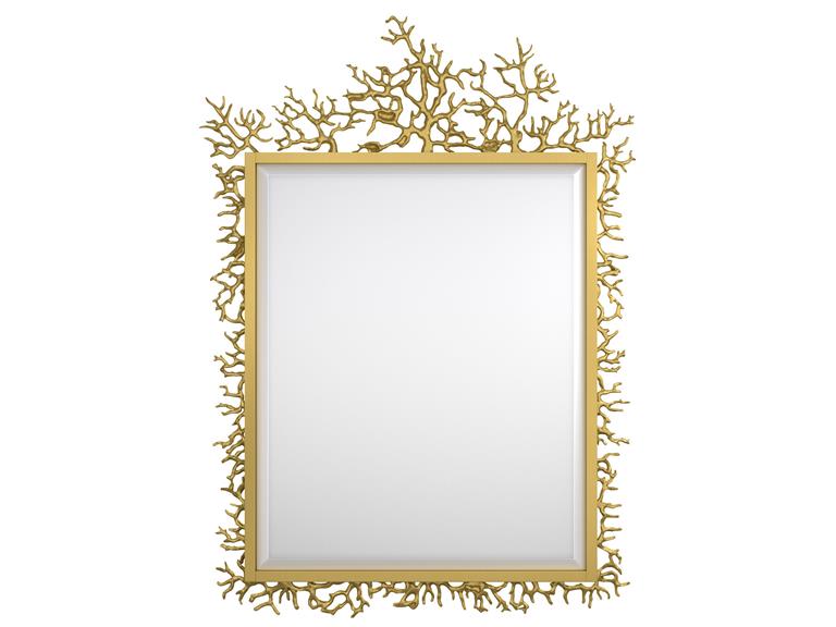 Soften the metallic theme by adding this Cynthia Rowley for Hooker Furniture Twiggy Mirror in your home. 