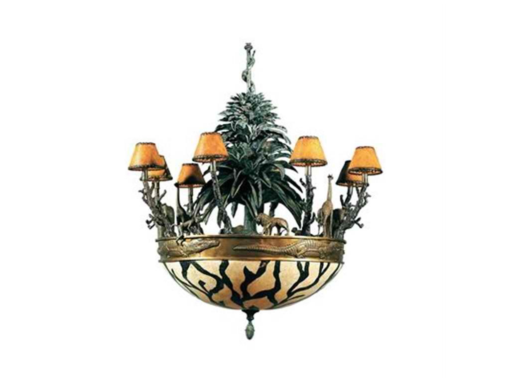 Maitland-Smith Lamps and Lighting African Wildlife Chandelier 1900-027
