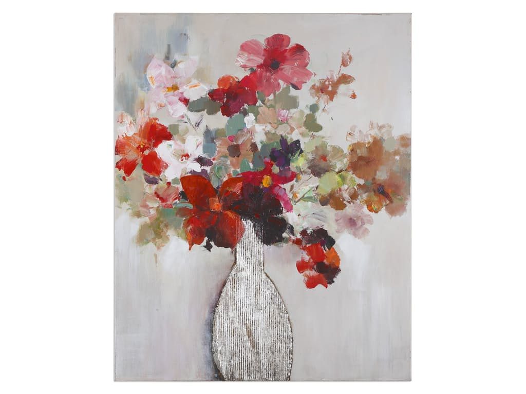 Accessories Uttermost Cut Flower Bouquet Art 36108 is proof that art never goes out of style. 