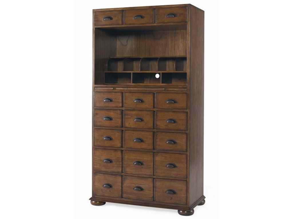 The Century Furniture Home Office Apothecary Desk T4H-765 has ample drawers for all your filing needs. 